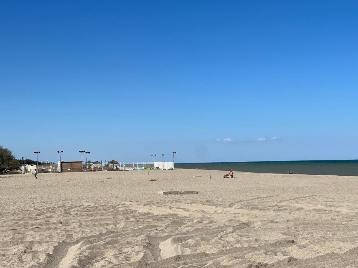 Camping Del Mar 10, Mobil Home Petit Paradis, 6 Personnes, Bord De Mer, Camping Del Mar Village Аржель-сюр-Мер Экстерьер фото