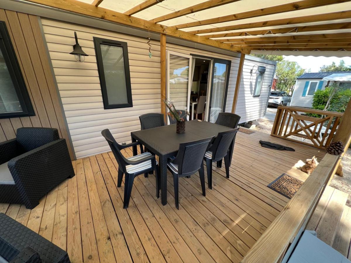 Camping Del Mar 10, Mobil Home Petit Paradis, 6 Personnes, Bord De Mer, Camping Del Mar Village Аржель-сюр-Мер Экстерьер фото