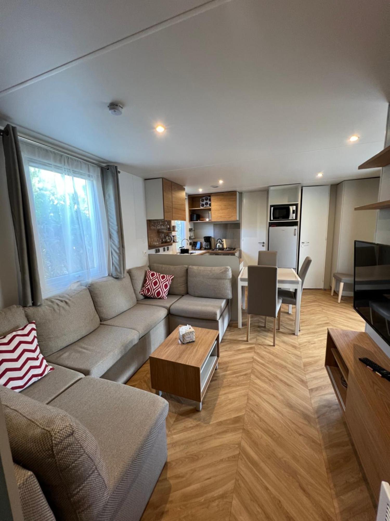 Camping Del Mar 10, Mobil Home Petit Paradis, 6 Personnes, Bord De Mer, Camping Del Mar Village Аржель-сюр-Мер Экстерьер фото